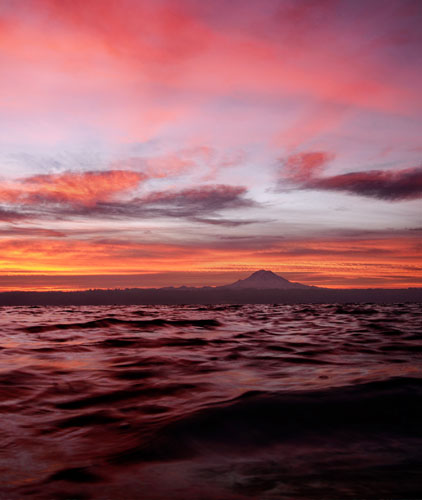 Atardecer a bordo del yate en Cabo San Lucas